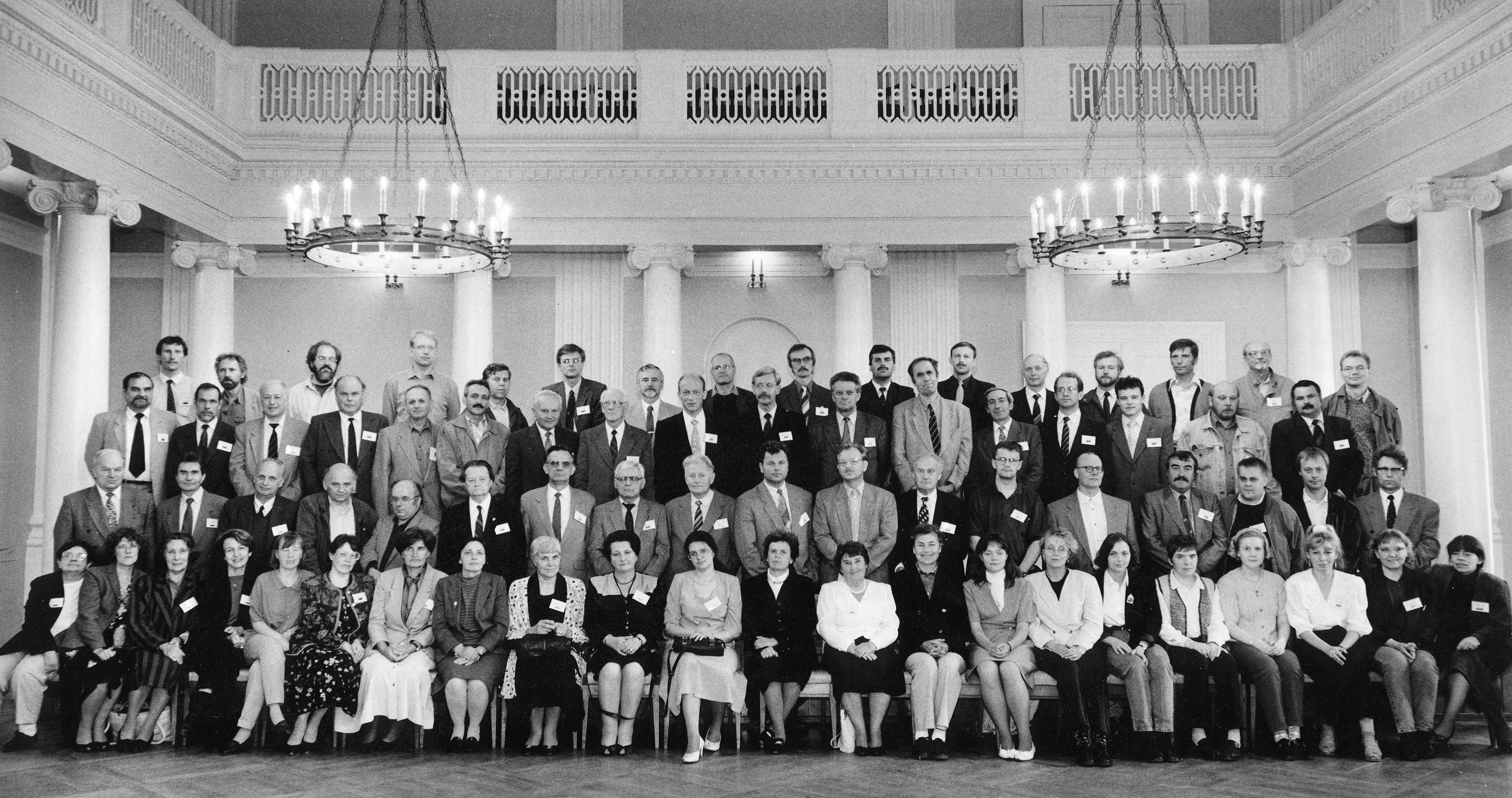 Group photo at the 1st Baltic Electrochemistry Conference in 1996.